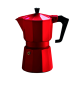 Pezzetti Italexpress 3 Cup Moka Pot Red
