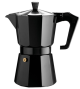 Pezzetti Italexpress 6 Cup Moka Pot Black
