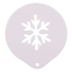 Coffee Art - Snowflake Stencil