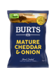 Burts Mature Cheddar & Onion Crisps 20 x 40g