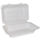Bagasse 9"x 6" Clamshell Takeaway Box 1 x 250 
