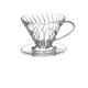 Hario Coffee Dripper V60 01 (Clear Plastic)