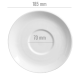 China Cup Saucer - Medium (D: 185mm)