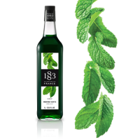 1883 Maison Routin Green Mint Syrup 1 Litre (PET)